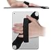 LENMO Tablet Hand Strap Holder Universal 360 Degrees Swivel PU Leather Handle Grip with Elastic Belt Secure Portable for iPad mini (9-10 inch)