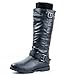 West Blvd Womens Osaka Knee High Motorcycle Riding Boots