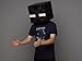 JINX Minecraft Head Costume Mask Set (Steve, Creeper & Enderman)