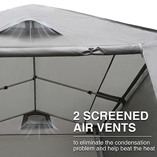 EVER ADVANCED x Outdoor Storage Tent with Vents Carport