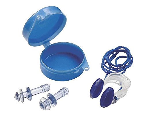 The Wet Set 55609 Ear Plugs & Nose Clip Combo Set
