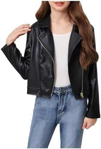 Amazon.com: MakeMeChic Women's Faux Leather Shacket Long Sleeve