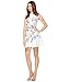 Ted Baker Women's SAMM Passion Flower Skater Dress, Ivory, 0