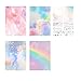 IMagicoo 60 Lined Writing Stationery Paper Cute Colorful Letter Set, 5 Different Style (10.04 x 7.09)