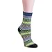 YOMORES Women Socks 5 Pack Vintage Style Cotton Knitting Wool Warm Winter Fall Crew Socks