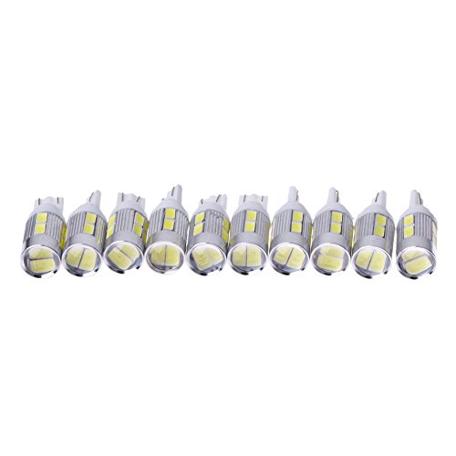 UEB 10 X Car Led Lights T10 5630 10smd Led Wide Light W5W 194