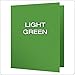 Oxford Twin Pocket Folders with Fasteners, Letter Size, Light Green, 25 per Box (57703)