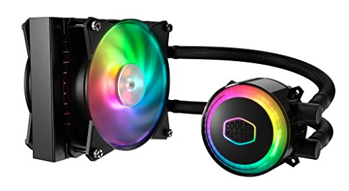Cooler-Master-MasterLiquid-ML120R-RGB-Refrigeracin-a-Liquido-CPU-Efectos-de-Iluminacin-Personalizados-Bomba-de-Disipacin-Dual-y-Doble-Ventilador-de-Aire-de-120-mm
