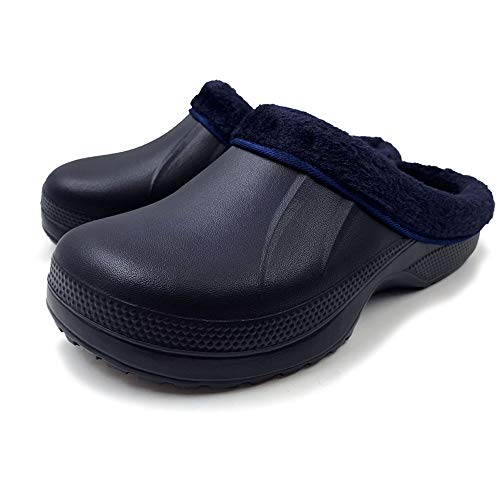 Amoji Winter Lined Clogs Fur Garden Shoes Fleece Lining Crocks Ferry