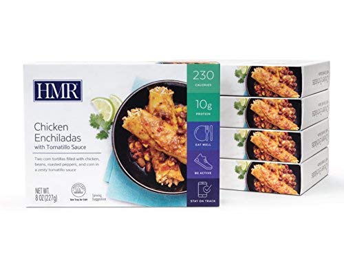 HMR Chicken Enchiladas with Tomatillo Sauce Entree, 8 oz. Servings, 5 Count HMR Chicken Enchiladas with Tomatillo Sauce Entree, 8 oz. Servings, 5 Count