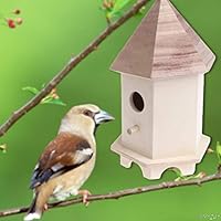 Gugulove Bird Feeder Outdoor Feeding Wooden Garden Decoration