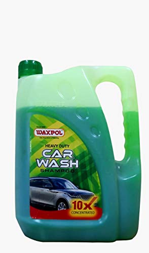 Waxpol Heavy Duty Car Wash Shampoo 10x Concentrate 4 LTR (for Snow Foam, Foam & Bucket Wash)