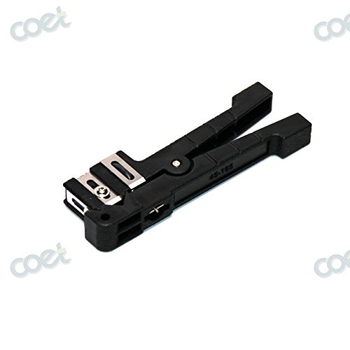 Fiber Optic Cable Stripping Tool Fiber Stripper Coaxial Stripper/Fiber Optic Jacket Stripper/Cleaver/Slitter with Extra Blade (45-165 ( 4.8-7.9mm ))