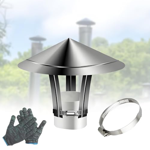 Chimney Cap Roof Cone Top Chimney Rain Cap 304