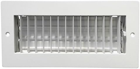 Shoemaker 950-10X4 10"x4" Adjustable Wall Diffuser - White