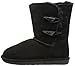 BEARPAW Women's Abigail Winter Boot, Black, 8 M US