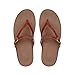 FitFlop New Women's Flip Leather Sandal Dark Tan 7