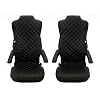 Unbekannt 2 x zwarte stoelhoezen voor vrachtwagens man TGA, TGL, TGM, TGS, TGX, TGX