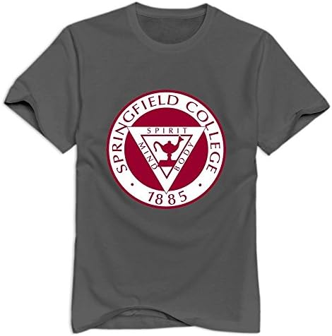 Springfield College Casual T-shirt For Men DeepHeather Size M