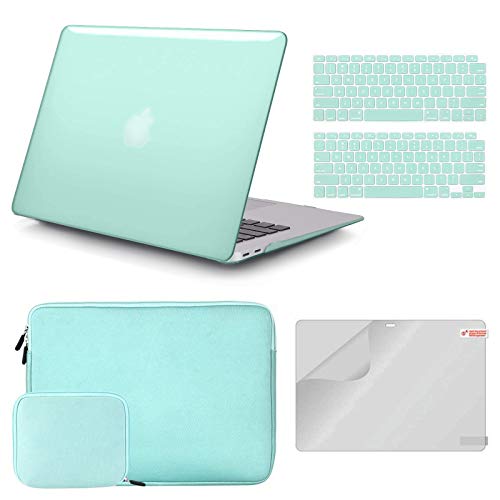 mint green macbook air case