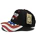 Military imagine Trump 2020 Black Cap US Flag Keep America Great hat President