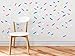 Sunny Decals Mini Sprinkles or Confetti Removable Fabric Wall Stickers (Set of 110, Multicolor)