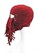 Oidon Octopus Winter Warm Knitted Wool Ski Face Mask Knit Beard Squid Beanie Hat Cap (Wine Red),One Size