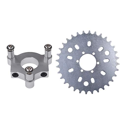 UAUS 40 T Sprocket with CNC Adapter Fit 1.5 inch hub 415 Chain 49cc 50cc 66cc 80cc 2 Stroke Motorized Bike Motorised Bicycle