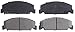 ACDelco 14D273C Advantage Ceramic Front Disc Brake Pad Set with Wear Sensor