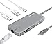 Lenovo USB-C Hub, Type C Adapter With HDMI Port, Gigabit Ethernet Port, USBC Charging Port, 2 USB 3.0, 1 USB 2.0 Ports, SD/TF Card Reader, Compatible For USB C Devices
