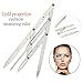 Eyebrow Tattoo Ruler Golden Ratio Permanent Grooming Stencil Shaper Symmetrical Tool Stainess Steel(2)
