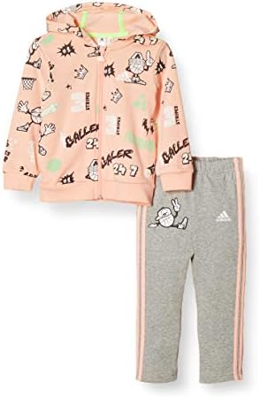 アディダス スウェット 上下セット キッズ フレンチテリー グラフィック トラックスーツ Iwx48