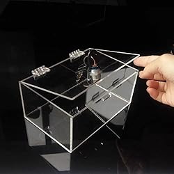 12 Pcs Acrylic Small Hinges - Self Adhesive Clear
