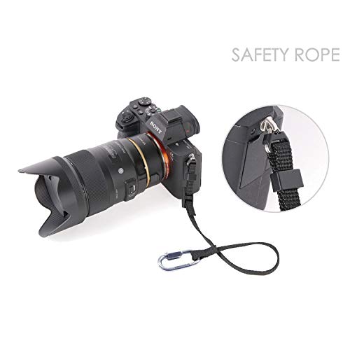 WITHLIN-alargadas-Profesional-Set-fotografa-ampliada-Bandolera-con-Cadena-de-Seguridad-para-cmaras-SLR-rflex-Digital-Canon-Nikon-Sony-Olympus-Pentax-etc-