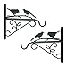 Kingsyard 2 Pack Hanging Plants Bracket Bird Feeder Hanger Birds & Dogs Decorative Plant Hanger Lantern Hooks Wind Chime Hangerthumb 1