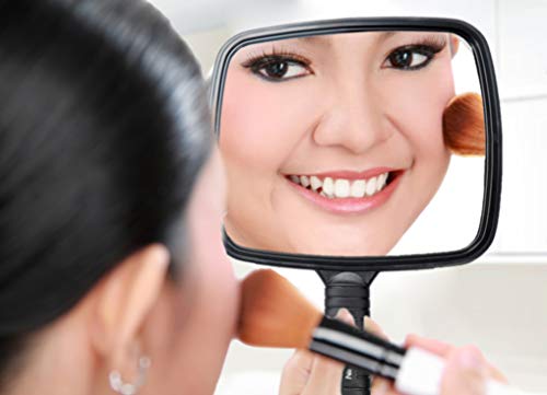 image for HYOUJIN Hairdressing Hand Mirror Professional Handheld Salon Barbers H