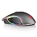 KLIM Aim Gaming Mouse - Wired Ergonomic Gamer USB Computer Mice, Chroma RGB Mouse [7000 DPI] [Programmable Buttons] Ambidextrous, Ergonomic for Desktop PC Laptop, High Precision Optical, Grey