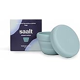 Saalt Compact Sanitizer - Menstrual Disc and Period Cup Cleaner, Microwavable, Reusable Menstrual Disc Sanitizer for Travel or Home, Collapsible, Flat-Fold Design - Sage