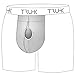 Truhk Pouch Front Packing STP Boxer Underwear - FTM Transgender (XS) Light Gray