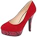 Allegra K Women Closed Toe Platform Pumps Stiletto High Heels