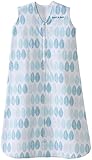 Halo Sleepsack, 100% Cotton, Fossil, Aqua, Small