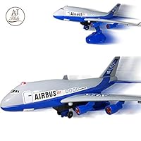 ANJ Kids Toys - Battery Operated Airplane Toy for Boys and Girls - Bump N Go, Ascending and Descending Modes with Realistic Sounds - Airbus Model Airplane - The Best Preschool Toy for Kids! (Age 3+)