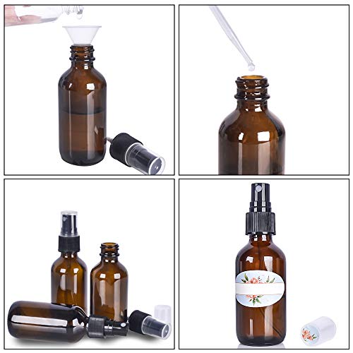 4 Sprayers+Essential+Perfumes+Aromatherapy+Droppers