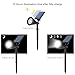 Solar Spotlight Lights 2 in 1 Motion Sensor Landscape Lights 6 LED Waterproof Outdoor Security Lighting Adjustable Wall Light Auto On/Off for Yard Garden Driveway Pathway Pool Tree Patio