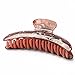 We We 5‘’ Large Luxury French Light Tortoise Shell Marbled Jaw Hair Claw Clip Clamp for Women (Brown)
