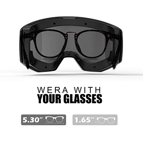 NXONE Ski Goggles for Men and Women, Anti-Fog Over Glasses Snowboard Goggles with UV Protection, Windproof Helmet Compatible Dual Lens Goggles-100% UV Protection