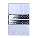 MEEDEN Empty Metal Watercolor Tins Palette Paint Case Box - Will Hold 48 Half Pans or 24 Full Pans