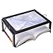 Magnifier Magnifying Glass LED Lighted Illuminated Hands-Free Large Rectangular Full-Page Foldable3X Desktop Portable for Elder Kids