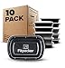 Fitpacker Meal Prep Containers [10 Pack] 1 Compartment with Lids, Food Storage Bento Box | BPA Free | Stackable | Lunch Boxes, Microwave/Dishwasher/Freezer Safe, Portion Control (28 oz - Version 2)