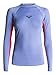 Roxy Juniors' XY Long Sleeve Rash Guard, Chambray, Medium